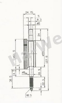 Messuhr wasser- und öldicht
