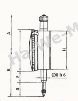 Klein-Messuhr 10mm