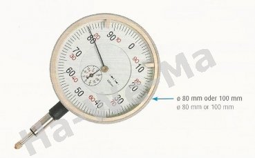 Groß-Messuhr Ø 80 mm oder 100 mm