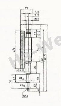 Groß-Messuhr Ø 80 mm oder 100 mm