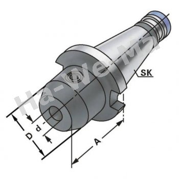 Fräseraufnahmen SK 50 DIN 6359 ...